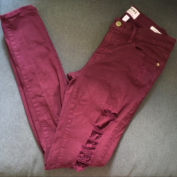 FRAME | Distressed Skinny Jeans - Picture 8 of 8